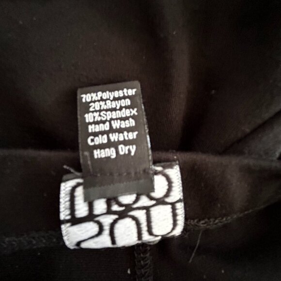 Clara Sun Woo Black Ponte Slim Ankle Pull On Pants - Picture 8 of 8